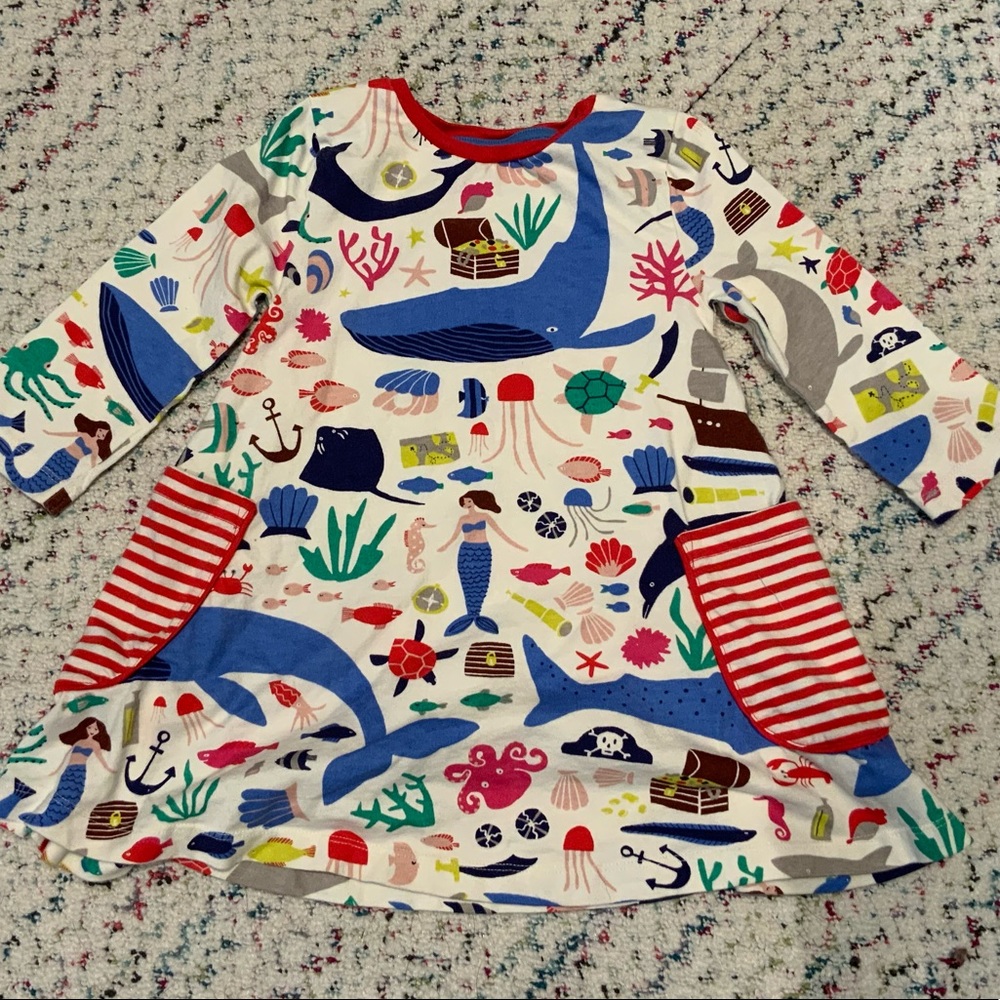 Mini Boden Treasure of the Sea Tunic dress